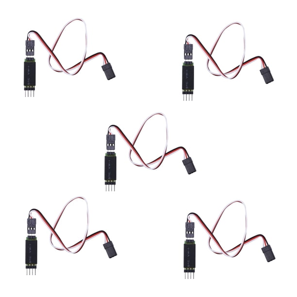 5X Sistema de Panel de Interruptores de Control de Luz de Lámpara LED Encienda/Apague 3 Canales para Traxxas Hsp