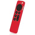 thumbnail image 1 of Red Remote Cover Case Replacement for New Apple 4k TV 2021 Series 6 Generation / 6th Gen Remote Contro, Silicone Skin, 1 of 5