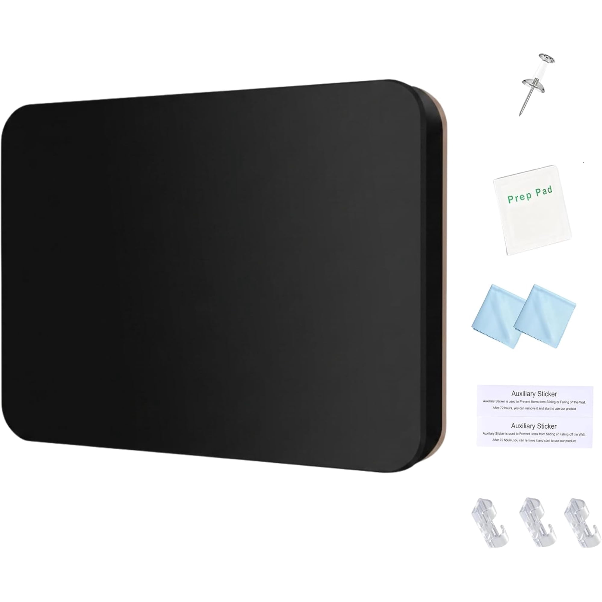 Transducer Mounting Board，Screwless Resistant Transducer Mounting Plate kit , No Screwing into Boat Hull, Freely Installed on the Boat, 4.5"*3.5" Standard Size (Black)