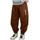 thumbnail image 1 of Odeerbi 3-13 Años Niños Cargo Pantalones Deportes Jogger Pantalones Casual Suelto Cómodo Pantalones Con Bolsillos, 1 of 4