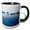 Black/White, variant on 3drose, Natural Bridge State Beach Arch, 11oz Magic Transforming Mug