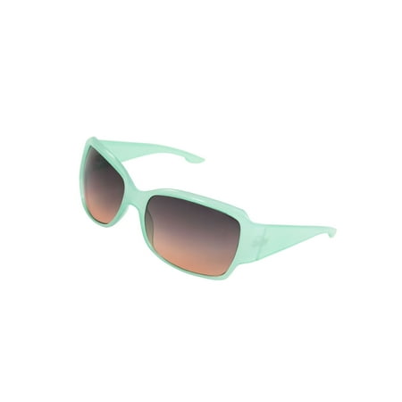 Aqua Frame Single Bridge Brown Lens Sunglasses Sun Glasses for Ladies