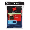 thumbnail image 4 of Boxer Hanes para hombre, Regular Algodón Azul y Vino 2 Piezas Talla EG, 4 of 4