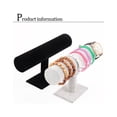 thumbnail image 2 of mmirethe Jewelry Display Stand T-shaped Necklaces Displaying Pendant Bracelet Jewellery Holder Watch Rack Organizer Dresser Red, 2 of 8
