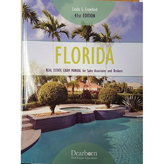 Pre-Owned Florida Real Estate Exam Manual for Sales Associates and Brokers (Florida Real Estate Exam Manual for Sales Associates & Brokers) Paperback