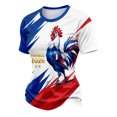 thumbnail image 3 of Women's Football Graphic T-Shirt, Women's Soccer Fan Short Sleeve T-Shirt, Round Neck Casual Tee for Day Support & Fan for Soccer Tournament 2026 White Size: 3XL, 3 of 6