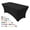 Black, variant on - 8ft Robin Egg Rectangular Spandex Table Covers Fitted Tablecloth Wedding Event Patio Decorations Elastic Fabric Stretch for Folding Table