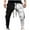 Black, variant on safuny Men's Color Block Pants Skinny Cargo Pants Hip Hop Slim Joggers Trendy Sports Multi Pockets Pants Black L