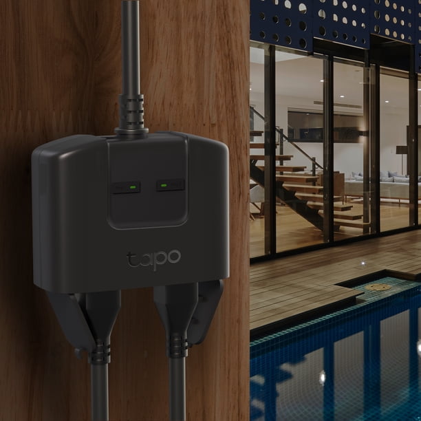 TP-Link Tapo Wi-Fi Smart Weatherproof Outdoor Dual Plug