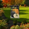 thumbnail image 4 of Briarwood Lane Checkered Pumpkins Autumn Garden Flag, 4 of 4