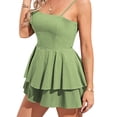 thumbnail image 3 of Franhais Women Ruffled Slip Mini Dress, Sleeveless Backless Casual Party Summer Dress, 3 of 7