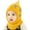 C-Yellow169, variant on Baby Winter Knited Balaclava Hat Integrated Scarf With Pointed Top Star Pattern Beanie Warm Classic Hat