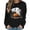 Black B, variant on Enjoytime Halloween Sweatshirts for Women Funny Printed Crew Neck Long Sleeve Tops Fall Fashion Casual Spooky Season Sweatshirt