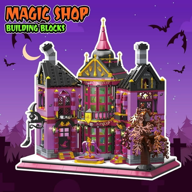 BrixVibe Magic Shop House Building Blocks Set Compatible with Lego