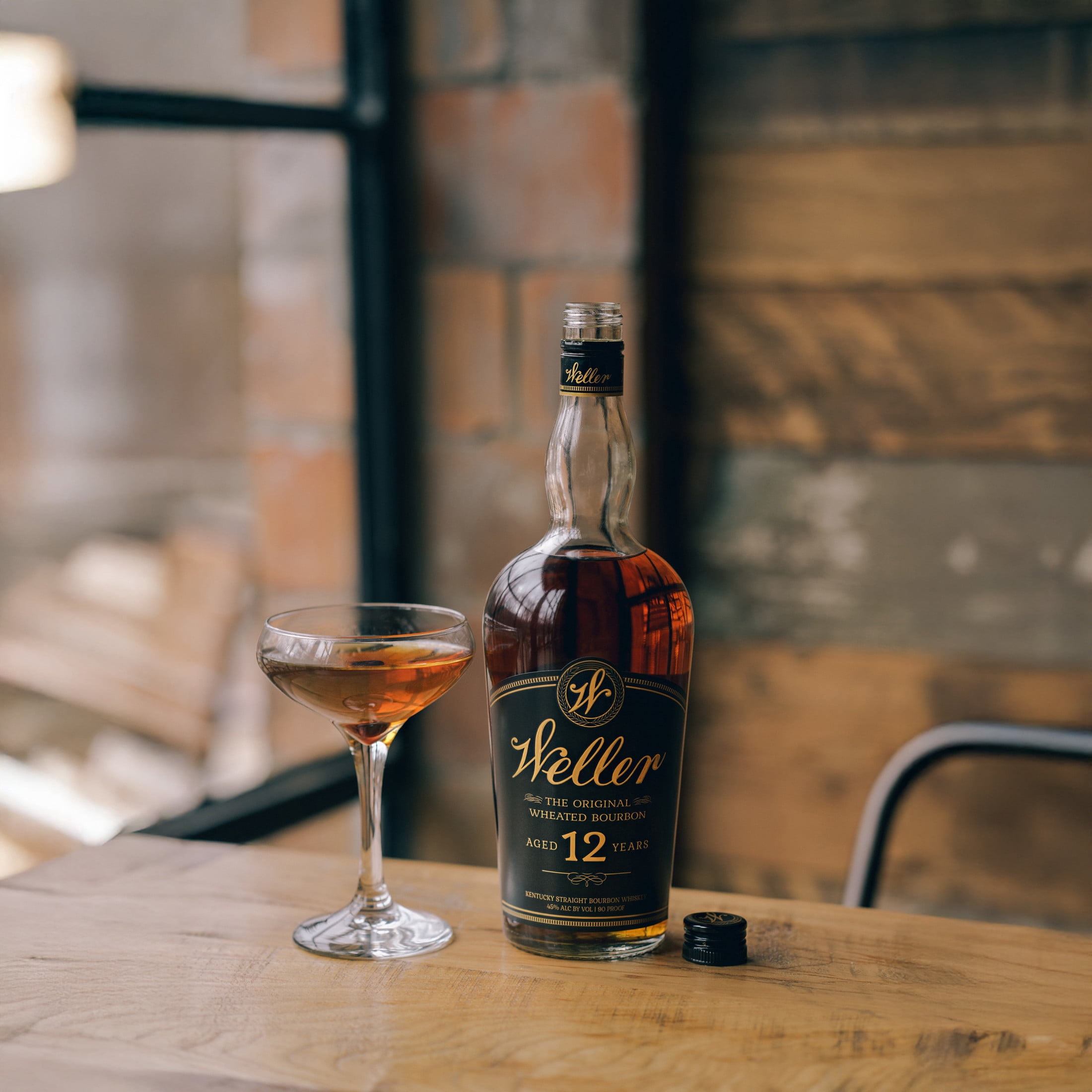 W.L. Weller 12 Year Wheated Bourbon, 1L, 90 Proof (45% ABV)