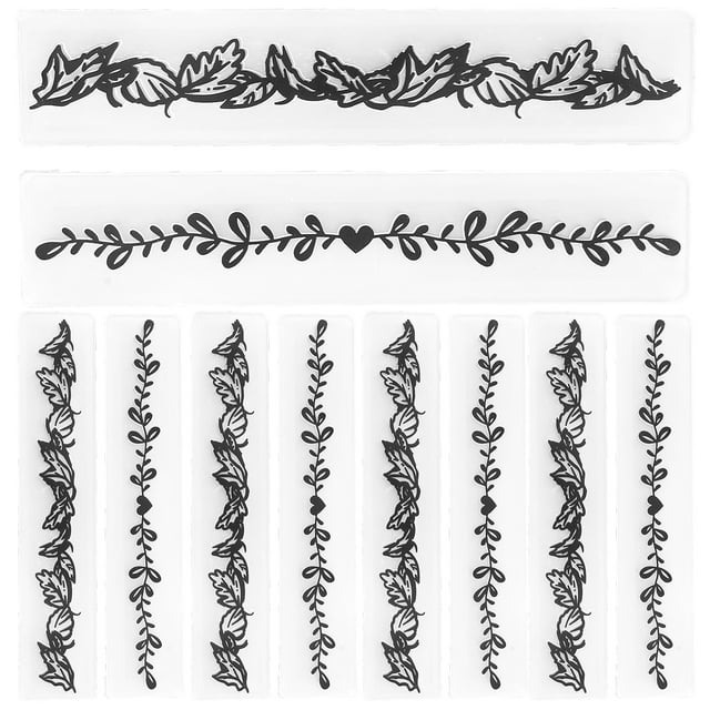Embossing Folders,10Pcs Plastic Embossing Folders DIY Embossing Folder Plastic Embossing Folders High-Intensity Output