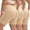 Nude, variant on INNERSY Plus Size Slip Shorts for Women Stretchy High Waist Boyshorts Underwear 3 Pack(3XL,Mix)