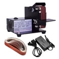 thumbnail image 2 of Mini Electric Belt Sander DIY Polishing Grinding Machine Cutter Edges Sharpener Multifunctional Grinder With Belt ,Low Vibration, 2 of 7