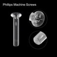 thumbnail image 4 of Uxcell M5x30mm Plastic Phillips Machine Screws, PC Flat Head Machine Bolts 25 Pack, 4 of 4