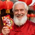thumbnail image 5 of 6Pcs Year of The Horse Red Envelopes,2026 Chinese New Year of The Horse Lucky Money Pocket Hong Bao,Traditional Chinese Spring Festival Blessing Red Pockets for Cash Gift Greeting Card, 5 of 9