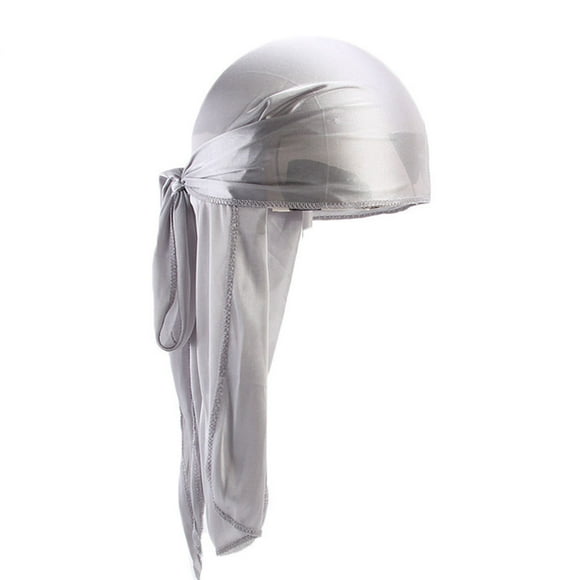 FADAACAI Silky Durags,Hat Men/Women Gift Tail Polyester Headwrap Durag Silk Rag Headwear Caps,Chemo Cap,Bandana Turban Hat Clearance!