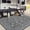 8*10ft-gray, variant on Outdoor Plastic Straw Rug 8x10 Reversible Patio Rug Outdoor Rugs Waterproof Camping Rugs Portable Outside Floor Mat for RV Porch Balcony Patio Camping Picnic Beach Floral Beige