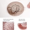 thumbnail image 5 of Atrapapelos de silicona duradero, tapón para el pelo, tapas de desagüe de ducha, fácil de instalar y limpiar, apto para baño, bañera y cocina, paquete de 5, 5 of 5