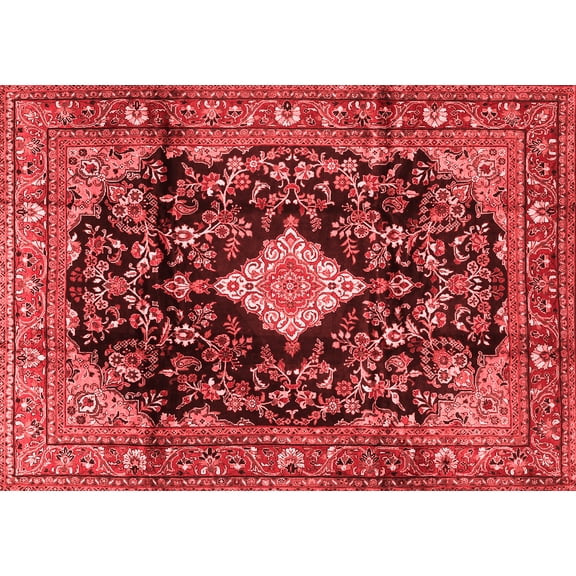 Ahgly Company Indoor Rectangle Persian Red Traditional Area Rugs, 5' x 7'