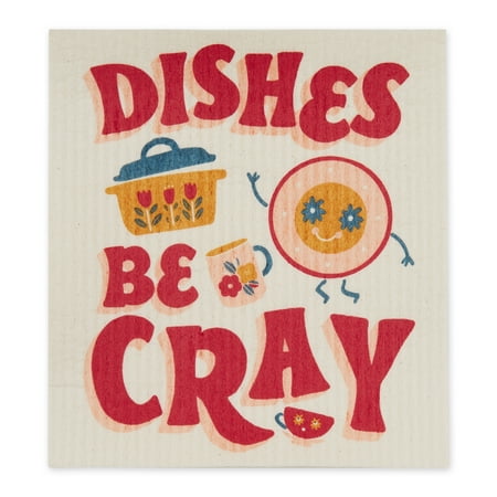 

Dishes Be Cray Swedish Dishcloth (Set of 3)