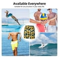 thumbnail image 6 of Uemuo Sunflowers Pattern Mens Swim Trunks Quick Dry Board Shorts with Mesh Lining, Stretch Beach Shorts Quick Dry No-Chafing Board Shorts-, 6 of 9