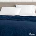 thumbnail image 4 of Bare Home Minky Weighted Blanket Cover (60"x80") Diamond Pattern (Dark Blue), 4 of 4