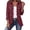 Deep Red, variant on Womens Leopard Print Shacket Button Down Shirt Jacket Long Sleeve Lightweight Oversized Casual Top Fall Outerwear for Daily Wear Travel Streetwear Light Gray L