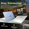 thumbnail image 5 of HP Stream 14" HD Laptop, Intel Processor N150, 8GB RAM, 288GB Storage(128GB SSD+160GB Docking Station Set), Intel Graphics, 1 Year Office 365, Copilot, Fast Charge, Wi-Fi 6, Win 11 S, Blue, 5 of 9