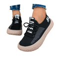 thumbnail image 3 of Women's Mesh Lace Up Platform Casual Walking Shoes Breathable Comfortable Thick Sole Sneakers Lightweight Daily Commute Outdoor Athletic Footwear, 3 of 8