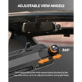 WOLFBOX Rear View Mirror Dash Cam, 10" Rear Mirror Camera Front and