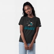 Women's Champion Black San Jose Sharks Wordmark Lockup T-Shirt