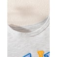 thumbnail image 6 of Aojekbee Baby Boys Shorts Set, Embroidery Baseball Short Sleeve Romper with Elastic Waist Shorts Summer Set 2-piece Outfit, 6 of 10