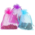 thumbnail image 4 of Bolsa de organza para regalo de boda, bolsa de cosméticos, bolsa de malla transparente con cordón para joyas, bolsa de azúcar para bodas, 4 of 6