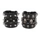 thumbnail image 1 of Pulsera de cuero PU ANGGREK Decorada Con Remaches 2 Piezas Unisex, 1 of 7