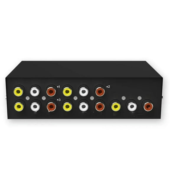 FOR 4 Port AV Switcher RCA switch Audio Video Selector 4 Input 1 Output Audio and video switche MT-431AV