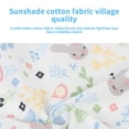 thumbnail image 4 of WSBDENLK Car Curtain Shade Curtain Cotton Cloth Car Suction Cup Sunscreen Heat Insulation Shade Curtain Shade Car Supplies Car Sun Shades for Side Window Car Sunshield, 4 of 9