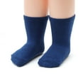 thumbnail image 6 of GYRATEDREAM 6 Pairs Unisex Toddler Baby Non-Slip Ankle Socks Boys Girls Solid Anti-Skid Grips Socks Kids Sticky Slipper Cotton Crew Socks for 0-7 Years, 6 of 8