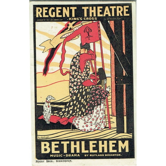 Bethlehem, Drame Musical par Rutland Buyon Imprimé par la Collection de Diamants Michael Marie Evans Picture Library