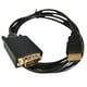 thumbnail image 1 of Adaptador de Cable de 18 m Cable de vídeo Plug and Play 1080p compatible con HDMI a VGA 5 uds., 1 of 6