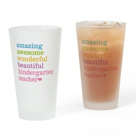 

CafePress - Kindergarten Teacher - Pint Glass Drinking Glass 16 oz. CafePress