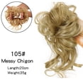 thumbnail image 2 of Messy Curly Bun Hair Piece Scrunchie Tousled Updo Elastic Band Hair Extension Hair Pieces, 2 of 7