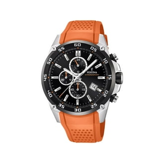 Festina F16542-7 Men's Chrono Bike Tour De France Orange Dial