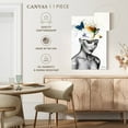 thumbnail image 5 of Elephant Stock World In Her Mind Wall Art - Vertical Canvas Wall Art - Living Room Wall Decor - People Canvas - Gray And White Decor By Ashvin Harrison - 8" x 12", 5 of 8