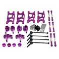 thumbnail image 2 of RC Voiture Bras Oscillants Arrière Direction 144010 144001 Tasses Roulements de Roue Ensemble de Réparation pour WLtoys 144010 144001 144002 Violet, 2 of 8