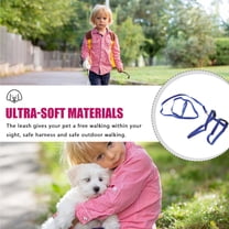 Soimiss Pet Safety Belt Rabbit Harness Leash Lead Nylon for Pet Rabbits 1 Set